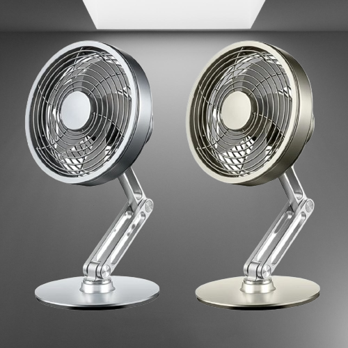 Height-Adjustable Stand Compact Turbo Mini Desk Fan - Image 0