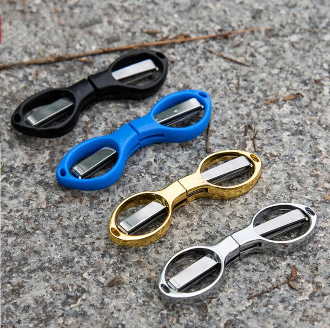 Mini Snip Stainless Scissors Keychain