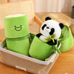 Cuddly Panda Bamboo Hideaway Plush Toy