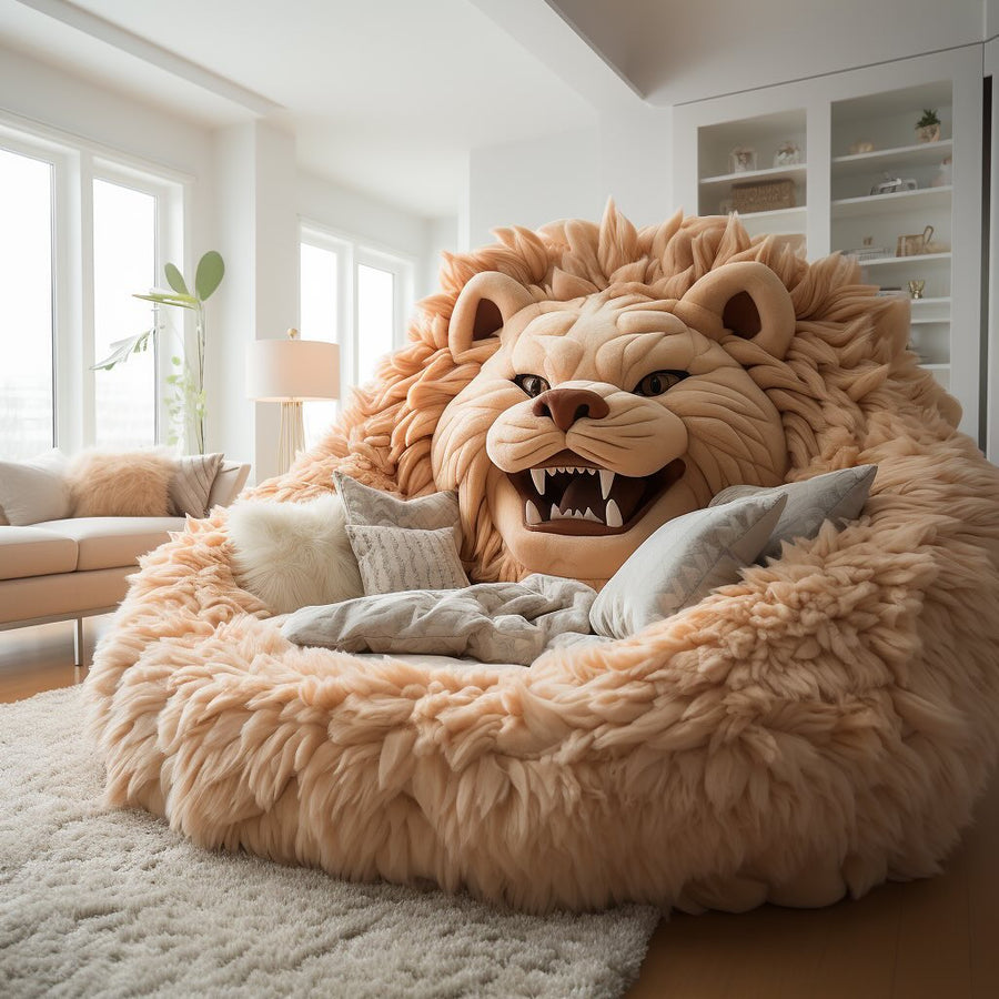Cozy Animals Oversized Plush Beds - Image 4