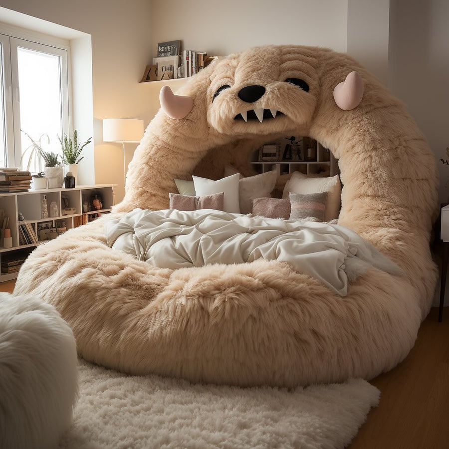 Cozy Animals Oversized Plush Beds - Image 2