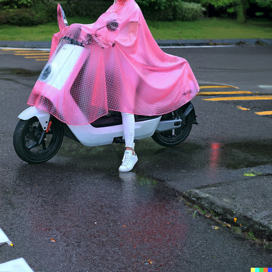 Full Body Thick Motorcycle Rainproof Coat - Image 4