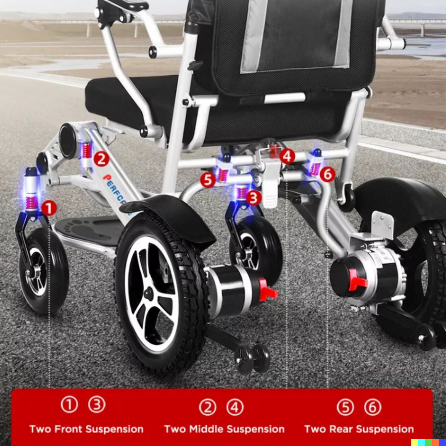 Smart Move Remote Control Foldable Electric Wheelchair - Image 5
