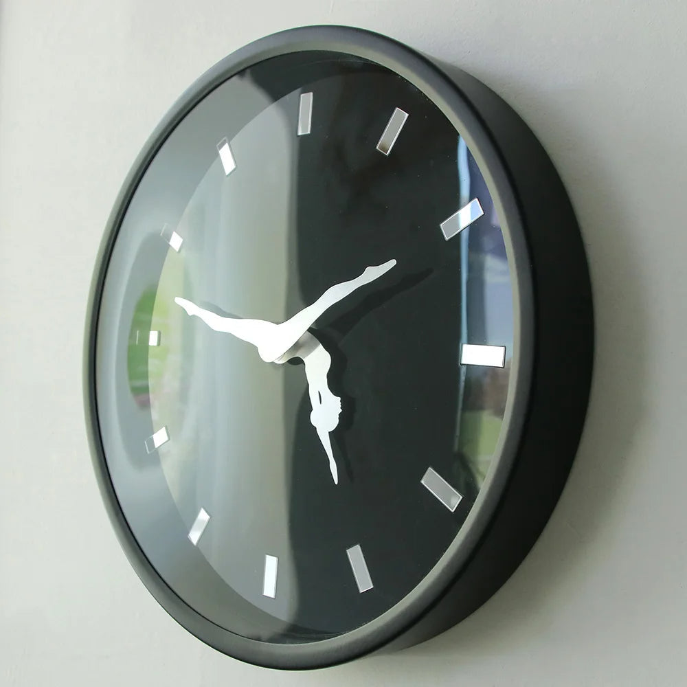 Dancing Ballerina Artsy Modern Wall Clock