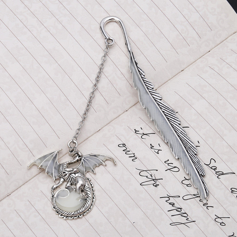 Dragon Glow In The Dark Luminous Bookmark - Image 0