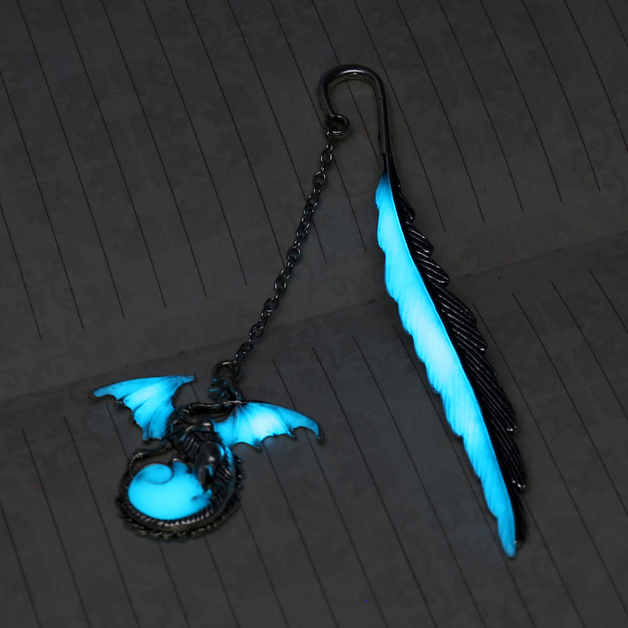 Dragon Glow In The Dark Luminous Bookmark - Image 1