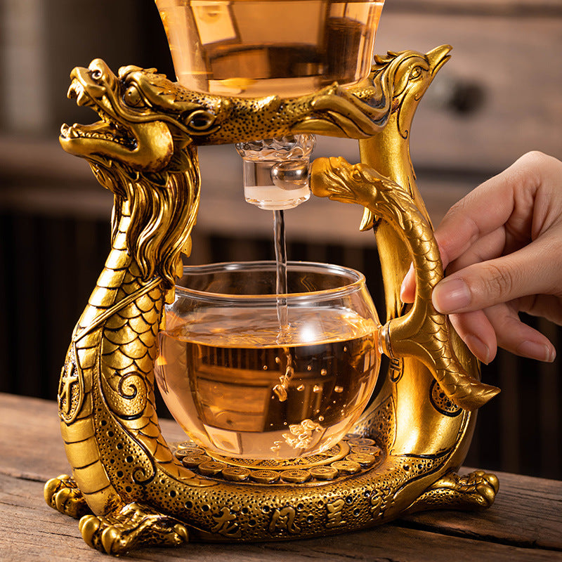 Dragon Phoenix Fully Automatic Magnetic Teapot