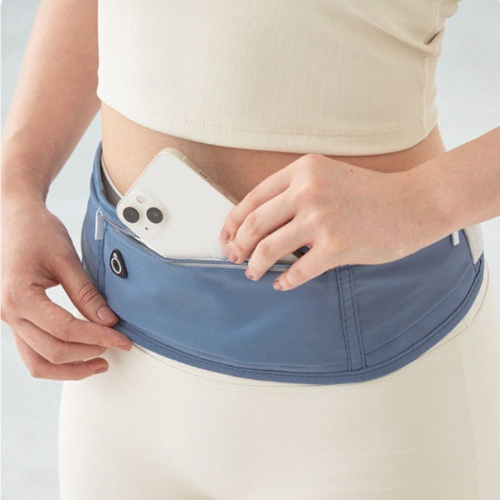 Dual Zippers Lightweight Running Waist Belt