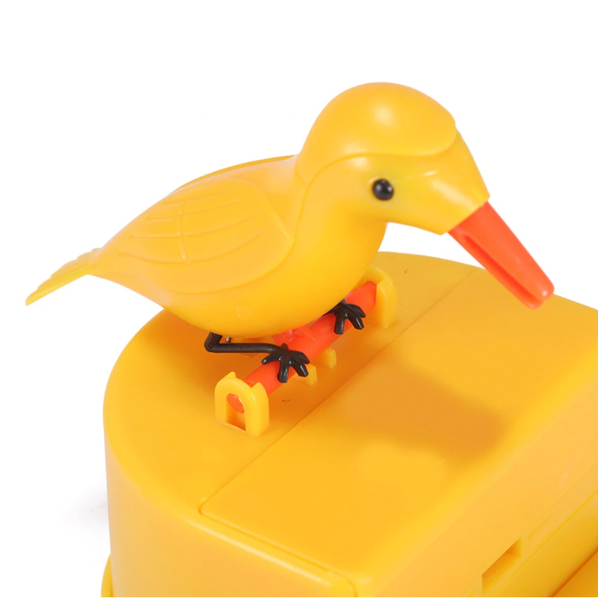 Small Bird Lovely Automatic Toothpick Holder - Image 1