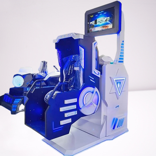 Futuristic 9D Virtual Reality Roller Coaster Simulator - Image 5