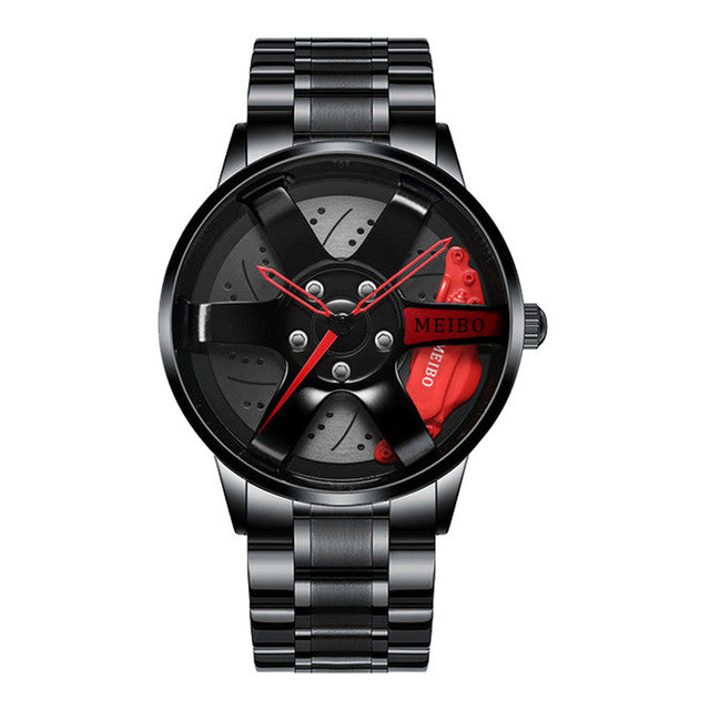 Waterproof Car Wheel Rim Wrist Men Watch - Image 7