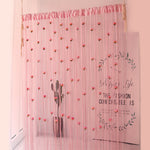 Floral Decorative Hanging Room Divider Curtain