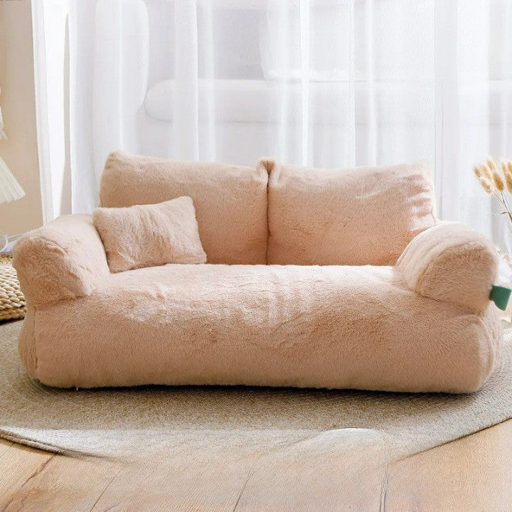 Four-Season Large Plush Pet Sofa - Image 4