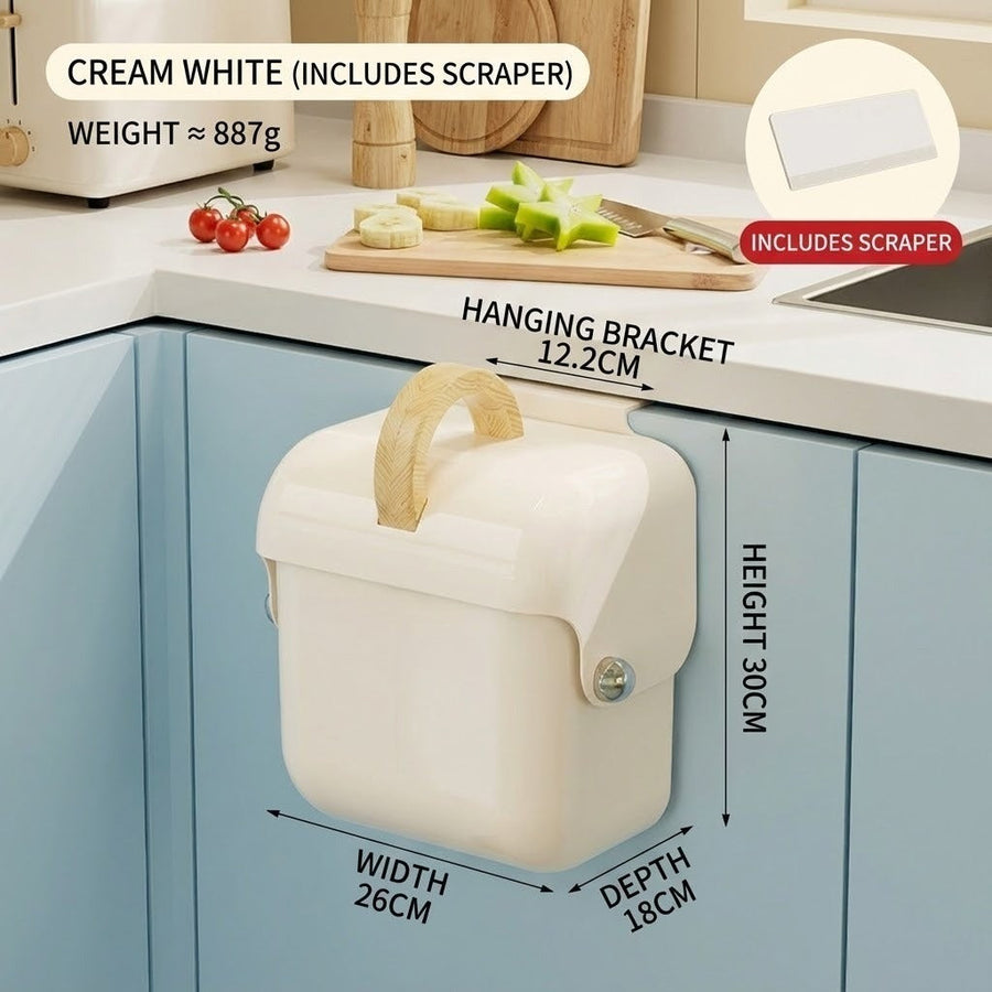 Flip Click Wall-Mounted Kitchen Trash Bin - Image 6