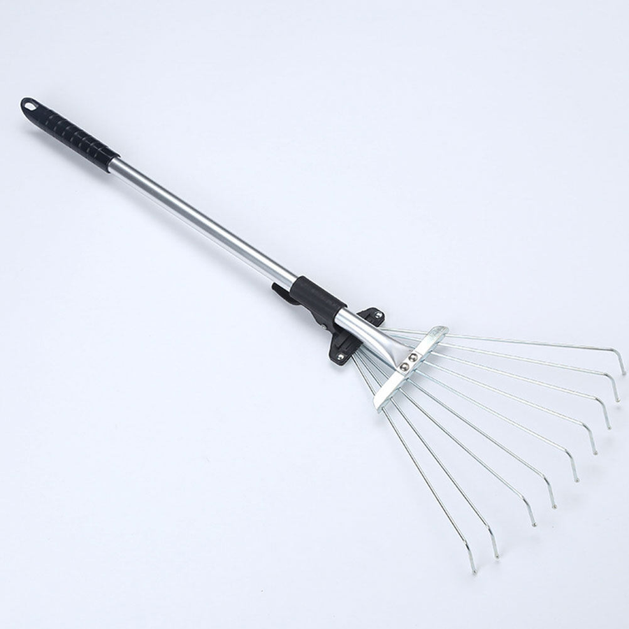 Garden Helper Telescopic Yard Cleaner Leaf Rake - Image 1