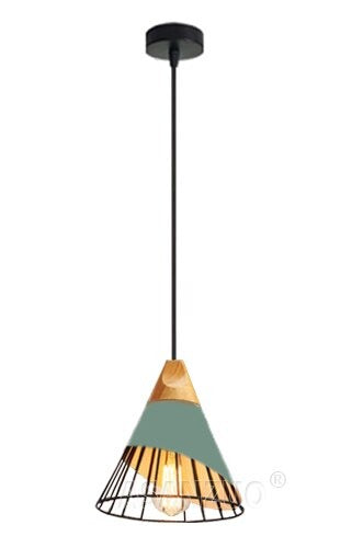 Modern Wooden Cone Pendant Lights - Image 9