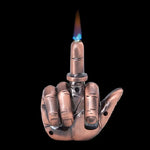 Metal Middle Finger Jet Lighter