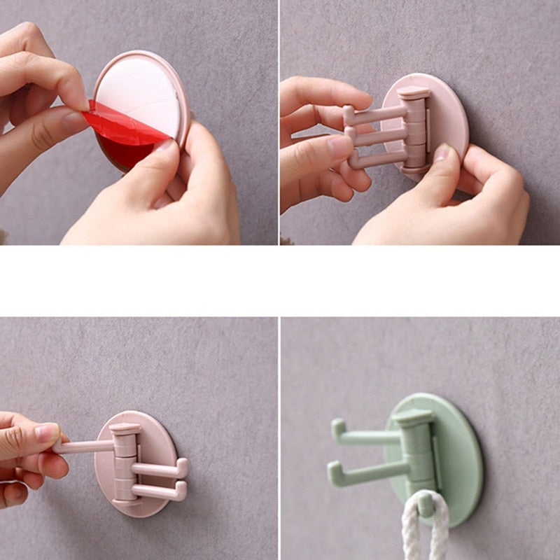 Rotating Sticky Wall Hook