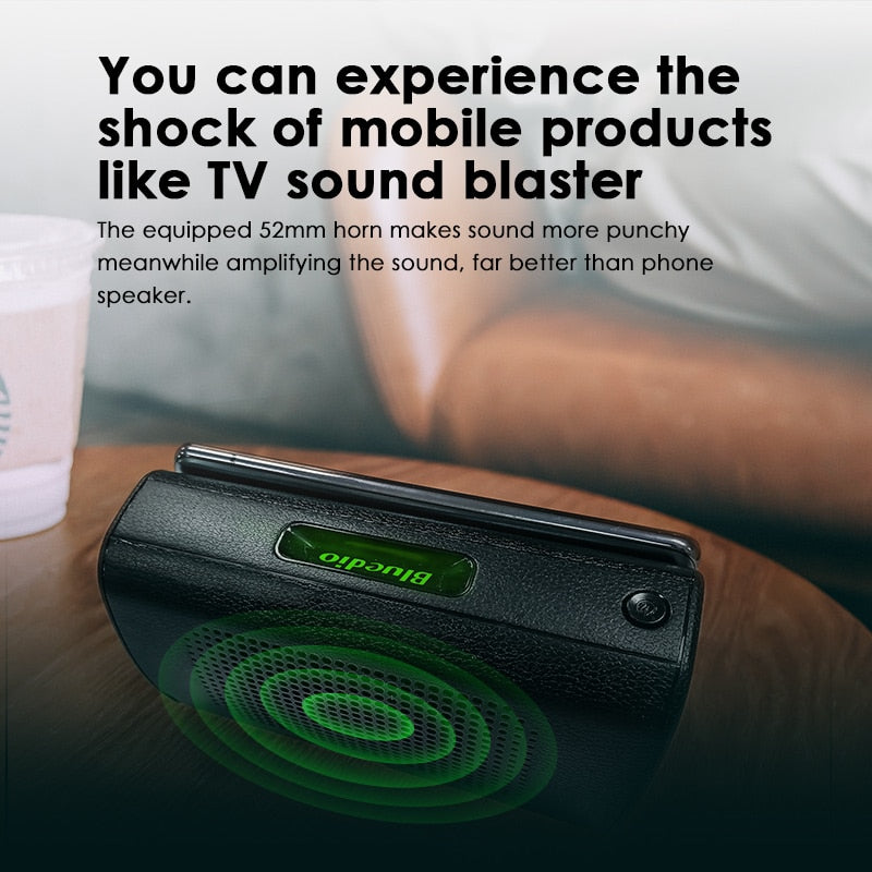 Wireless Bluetooth Speaker Phone Holder