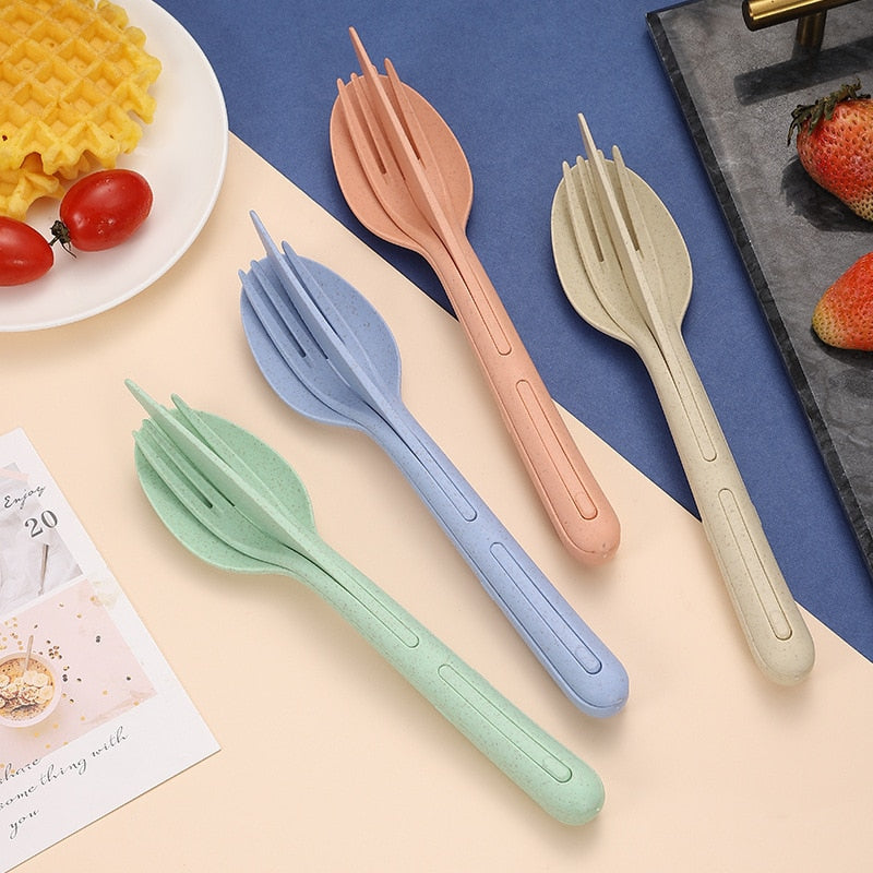 Portable All-in-one Travel Cutlery Set - Image 3