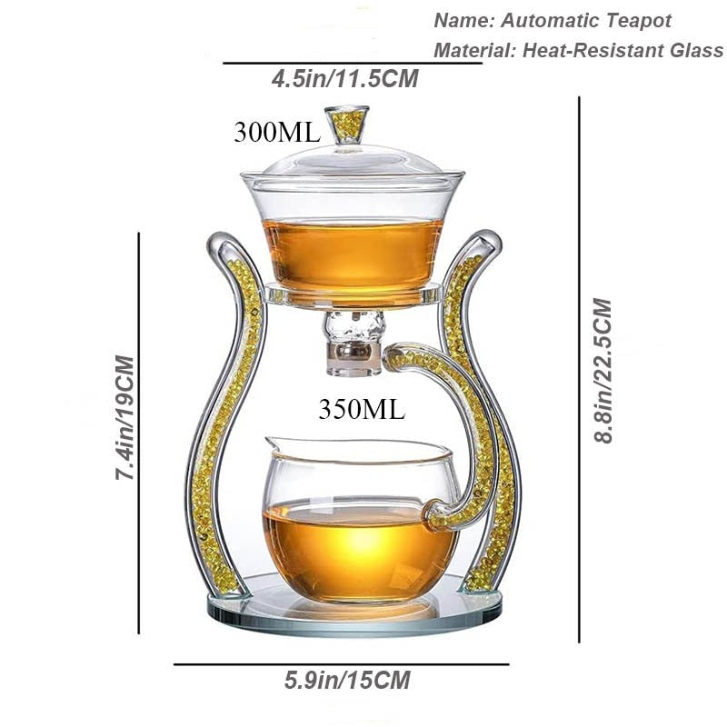 Crystal Glass Fancy Magnetic Tea Infuser - Image 2