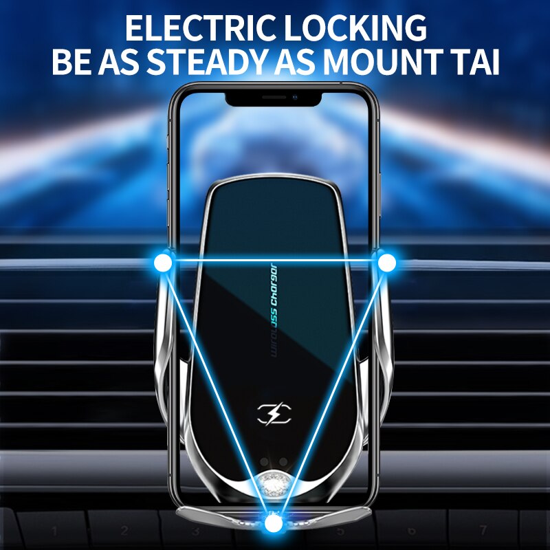 Smart Aromatherapy Wireless Charging Car Phone Holder - Image 4