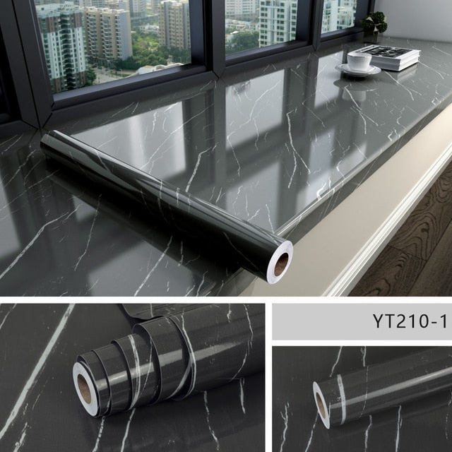 Marble Effect Self-adhesive Waterproof Wallpaper - Image 5