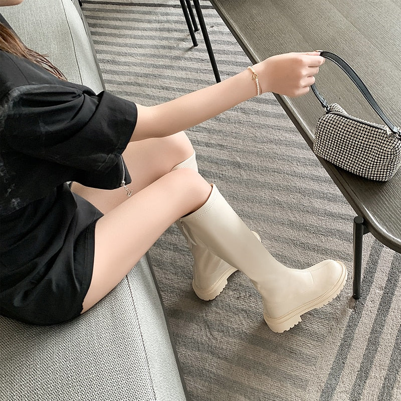 City Sleek Leather Ankle Boots - Image 2