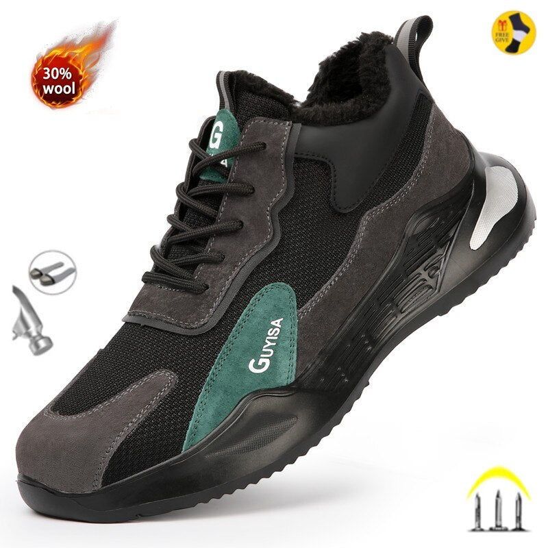 Armored Heavy-Duty Men Safety Shoes - Image 12