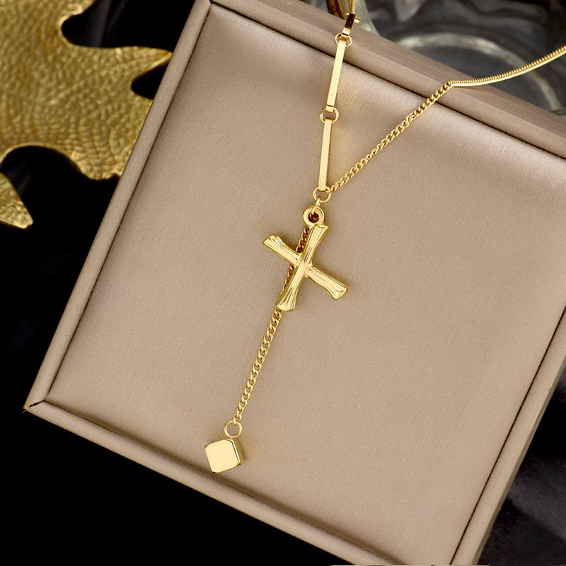 Charming Initials Letter Necklace - Image 7