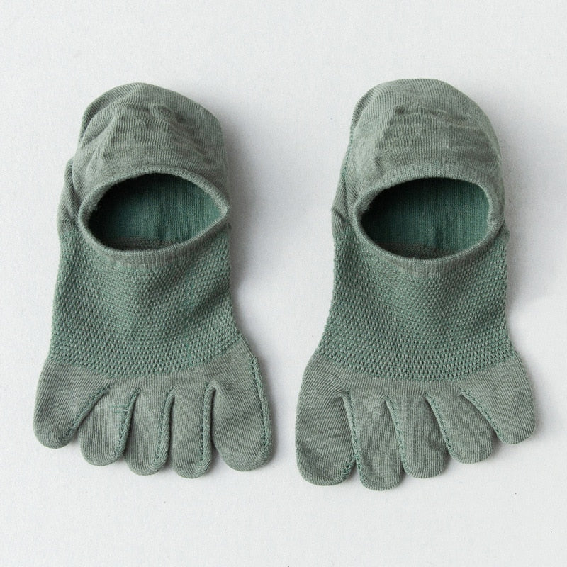 Breathable Cotton Toe Socks - Image 11