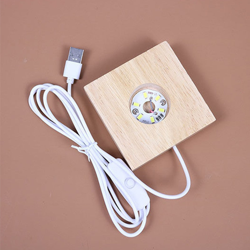 3D Crystal Cube Moon Nightlight - Image 8