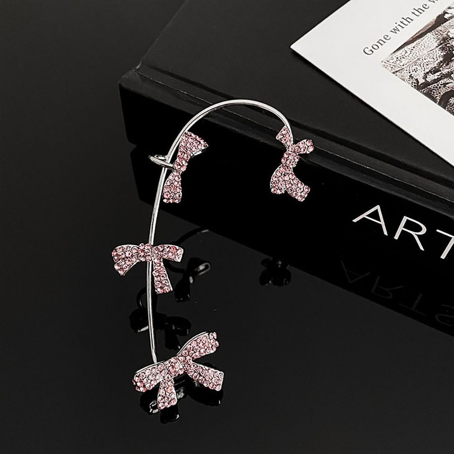 Bow Ear Clip Earrings - Image 2