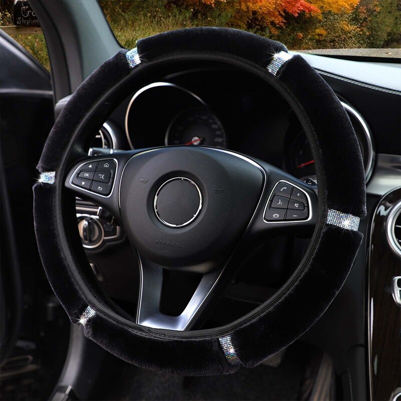 Cozy Car Plush Wheel Cover - Image 11