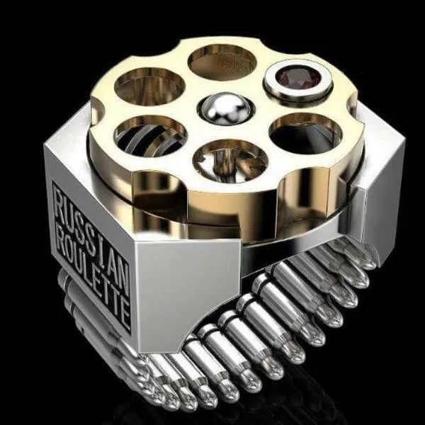 Russian Roulette Bullet-Shaped Self-Defense Ring - Image 2
