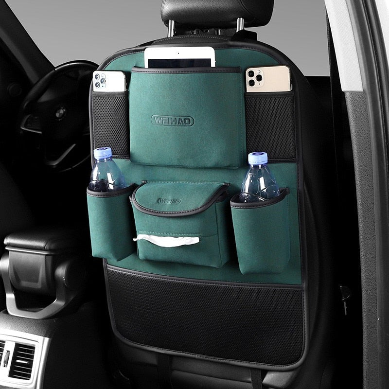 Multi-Pocket Car Back Seat Storage Organizer