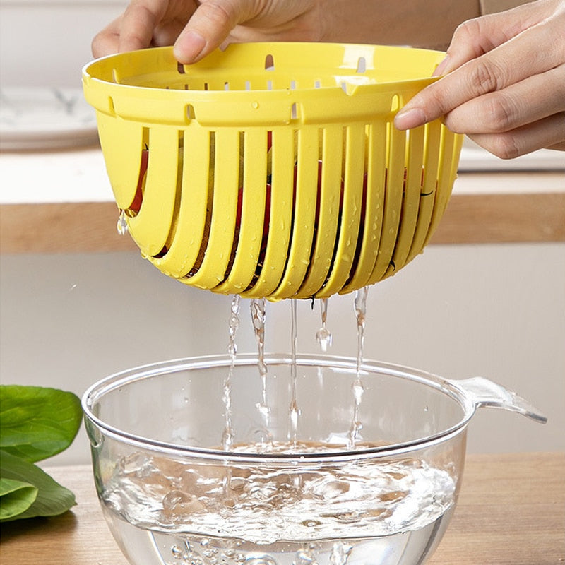 Double Layer Quick Drainer Basket - Image 0
