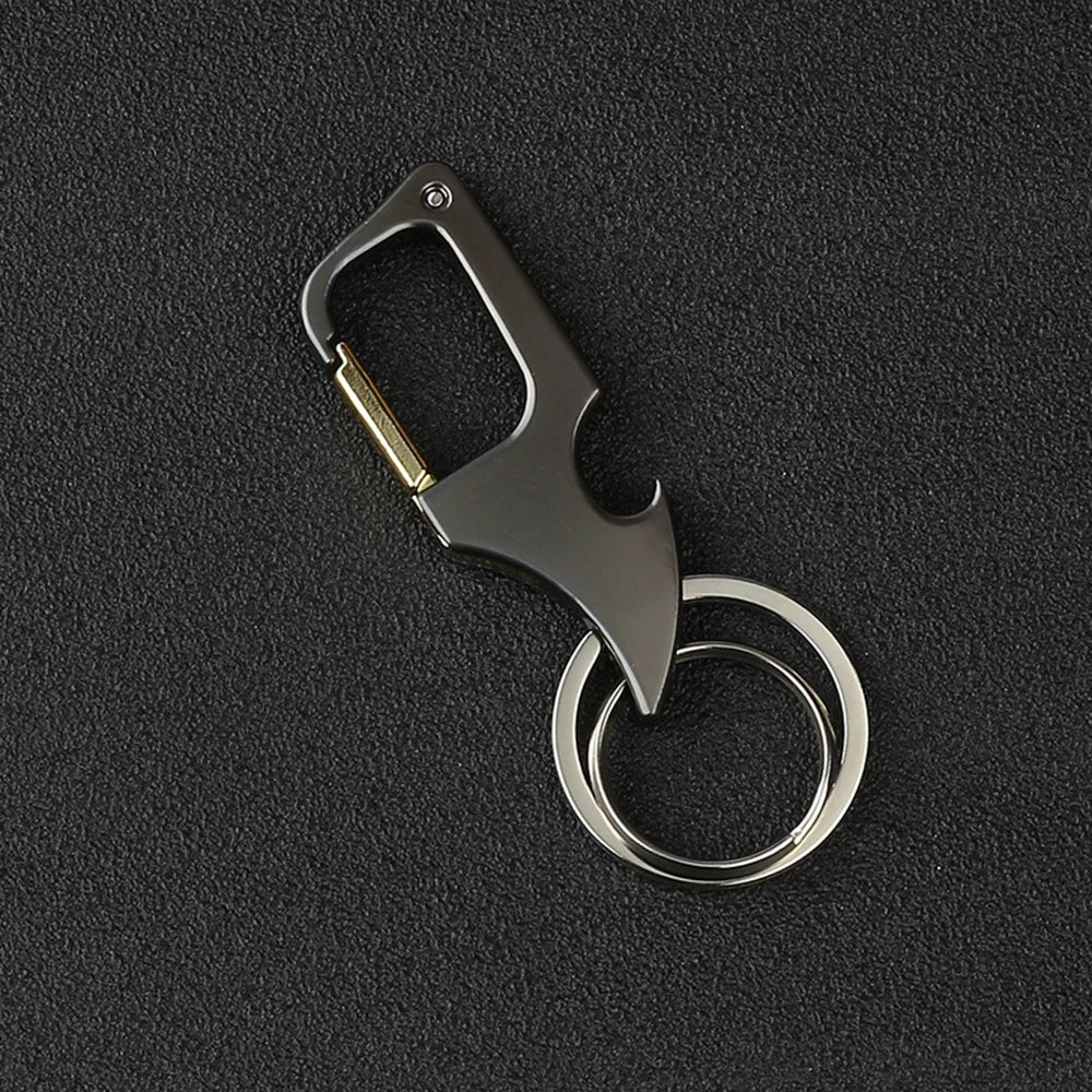 Mini Foldable Bottle Opener Keychain Knife