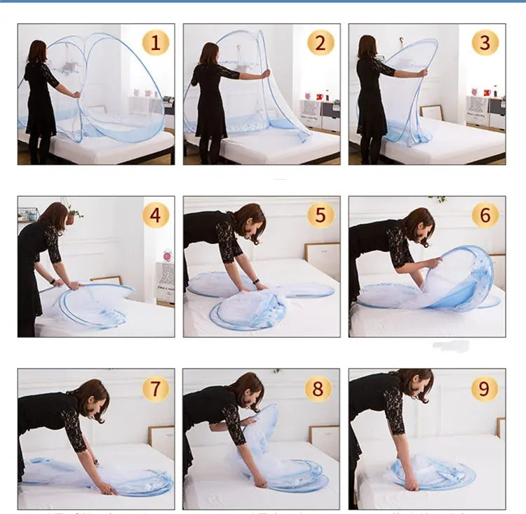 Foldable Breathable Single Door Mosquito Net - Image 5