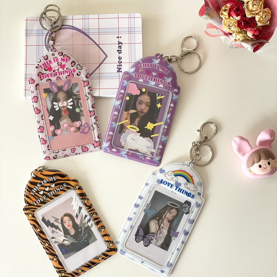 Mini Polaroid Holder Keychain - Image 0
