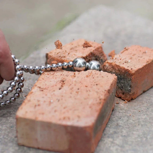 Stainless Steel EDC Self-Defense Bracelet Necklace - Image 0