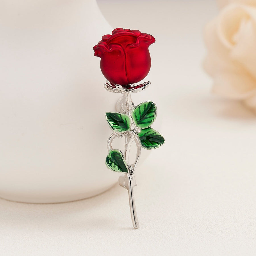 Elegant Rhinestone Flower Brooches - Image 10