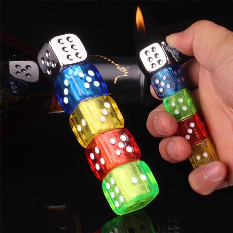 Rotatable Glowing Dice Lighter - Image 0