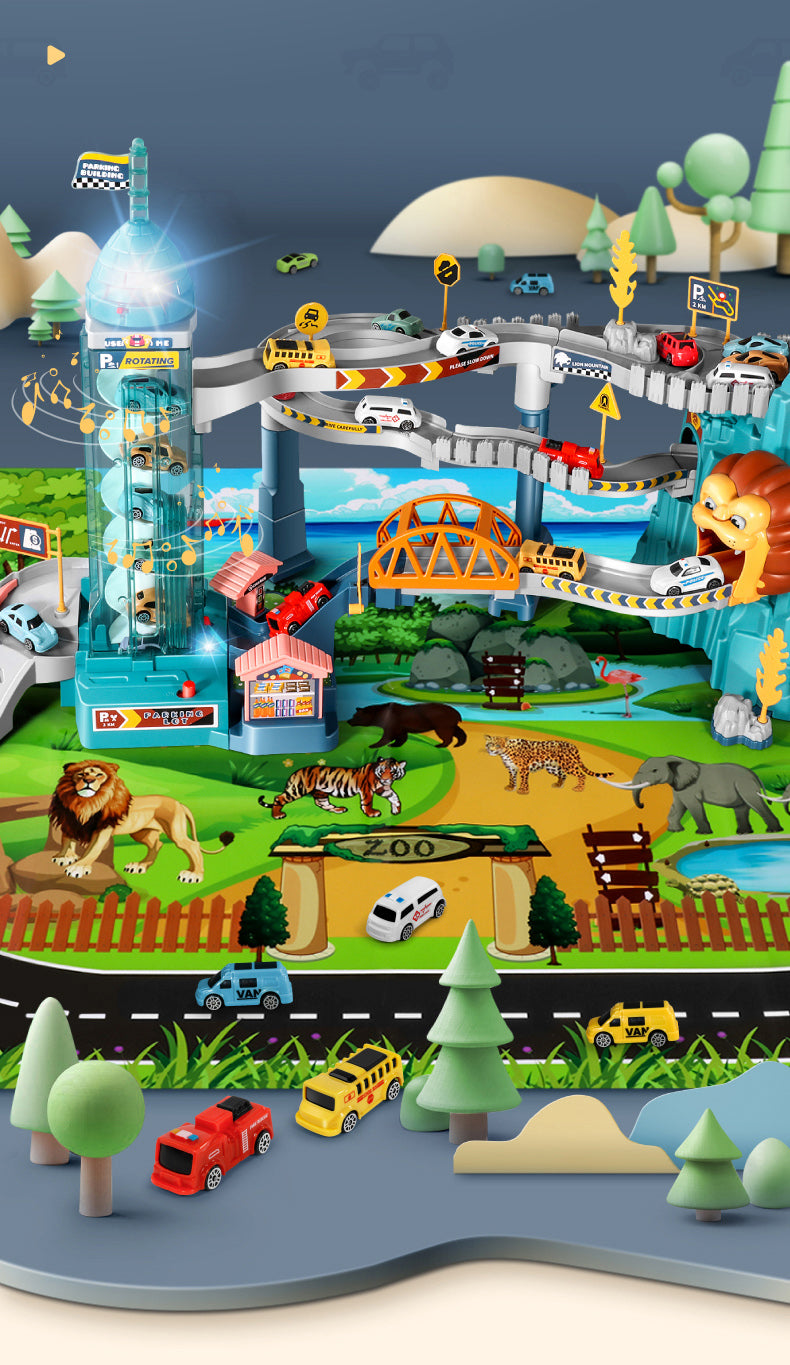 Adventure Parking Lot Racing Car Toys - Image 11