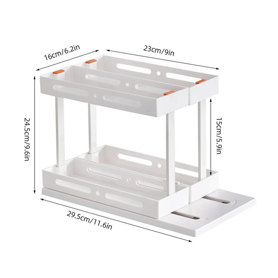 Easy Sliding Kitchen Seasoning Storage Rack - Image 11