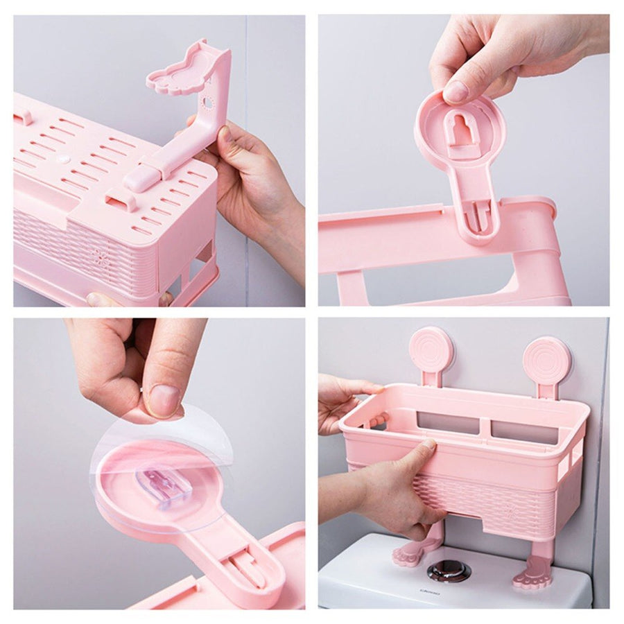 Multi-Layer Bathroom Organizer Toilet Storage Rack - Image 3
