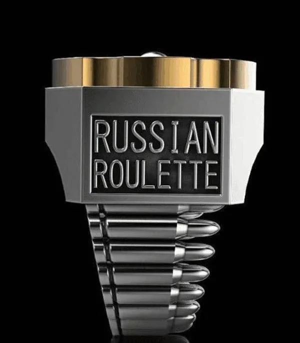 Russian Roulette Bullet-Shaped Self-Defense Ring