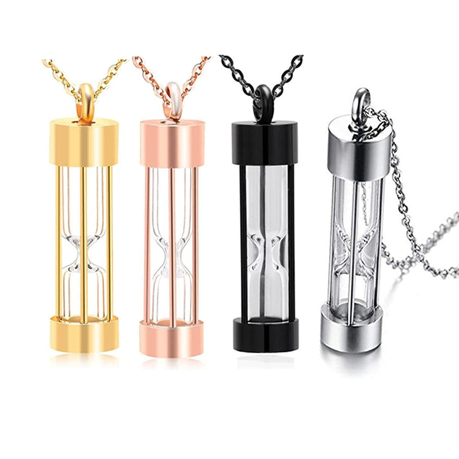Memory Hourglass Glass Necklace - Image 5