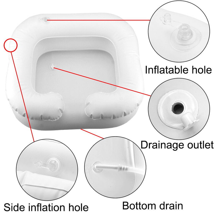 Inflatable Built-in Drainer Hair Washing Basin - Image 5
