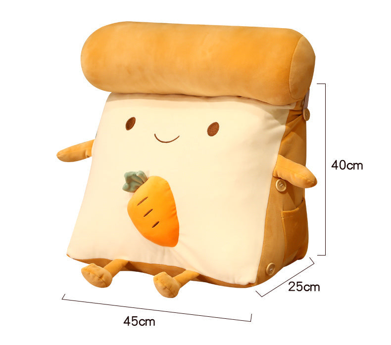 Fruity Toast Bread Comfy Pillow - Image 7